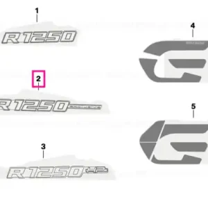 Lettering, left - BMW Motorrad Livrare gratuită