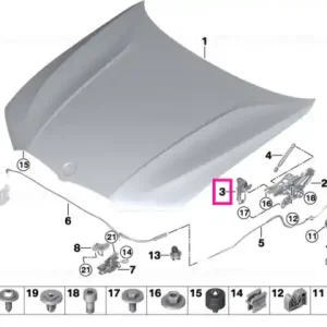 Actuator, right - BMW Ofertă specială