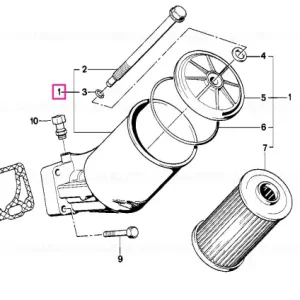 Reducere Oil filter without oil cooler connection - BMW
