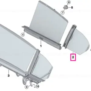 Roller sun screen,triangular window left - BMW Reducere
