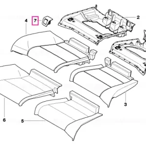 Capac Isofix SCHWARZ - BMW Disponibil imediat