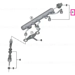 Cel mai vândut Injection tube ZYL. 1-4 - BMW