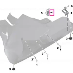 Suport spoiler motor dreapta - BMW Motorrad Expediere rapidă