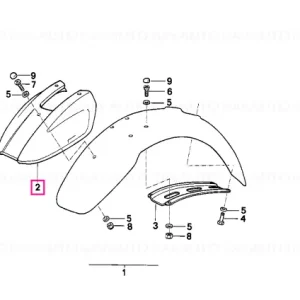 Ultima șansă Mudboard extender AVUS/SCHWARZ - BMW Motorrad