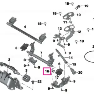 Spring, retaining hook, rider's seat - BMW Motorrad Plată sigură