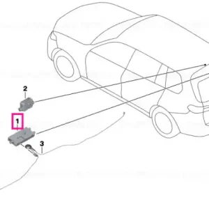 Antenna amplifier AM/FM1/FM2/TV - BMW Cumpără acum