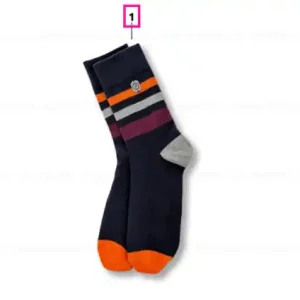 Retur ușor Sock "Stripe" 42-44 - BMW Motorrad