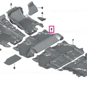 Reducere Covoraș podea spate ANTHRAZIT - BMW
