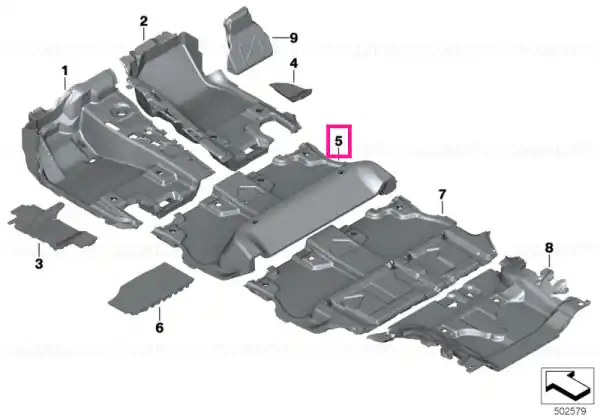 Reducere Covoraș podea spate ANTHRAZIT - BMW