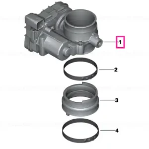 Throttle housing Assy - BMW Motorrad Lichidare de stoc
