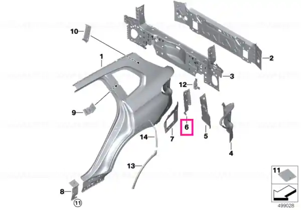 Reduceri Holder striker left - BMW