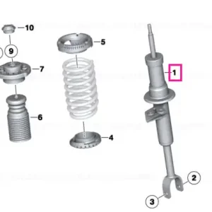 Super ofertă Front right spring strut - BMW