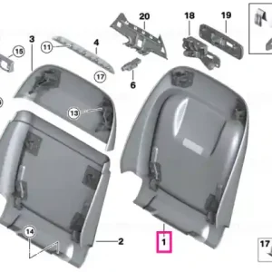 Vinyl rear panel SCHWARZ - BMW Vezi acum