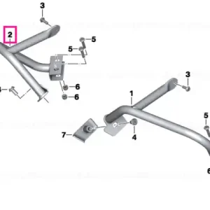 Cumpără online Protection bar rear right - BMW Motorrad