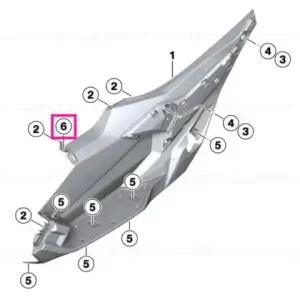 Expanding rivet - BMW Motorrad Chilipir