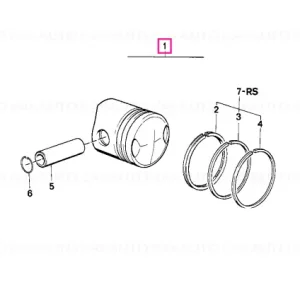 Piston 69,96 E=8,2 - BMW Motorrad Cumpără acum