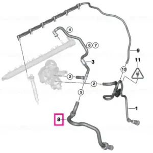 Reducere Fuel return line - BMW