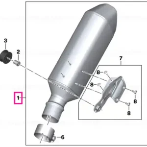 Vezi acum Rear silencer - BMW Motorrad