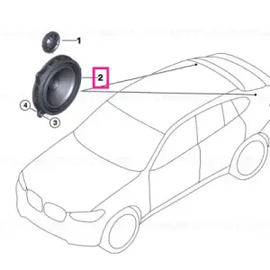 Reducere extra Top-hifi MID-range loudspeaker - BMW