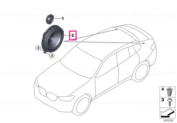 Reducere extra Top-hifi MID-range loudspeaker - BMW