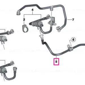 Transport gratuit Fuel Tank Breather Line - BMW