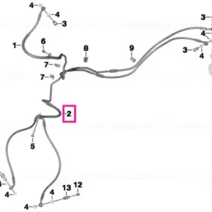 Cumpără online Brake line, front brake circuit - BMW Motorrad