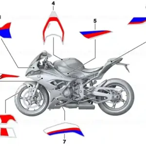 Livrare expres Lettering for trim of right side section - BMW Motorrad