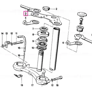 Doar azi Front right turn indicator holder D=31,5MM - BMW Motorrad