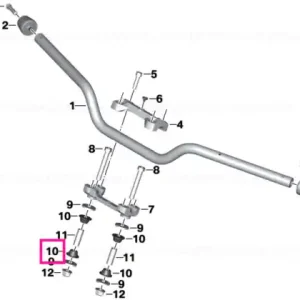 Rubber mounting - BMW Motorrad Reducere