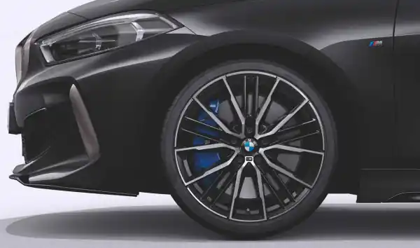 Cumpără online Janta aliaj usor - M Performance Double Spoke 552M - Bicolor Negru (Jet Black Sol. Paint/Bright Turned) - 8Jx19 ET:54 - BMW Seria 1 F40, Seria 2 F44