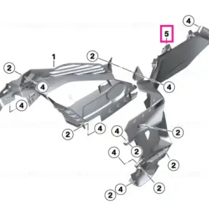 Capac rezervor secțiune jos stânga - BMW Motorrad Retur gratuit