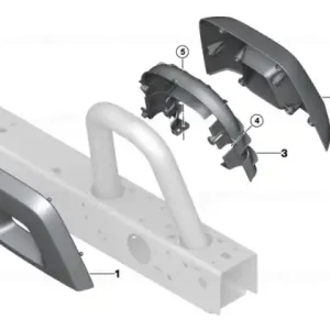 Super ofertă Ornament bara protectie rasturnare spate dr - BMW