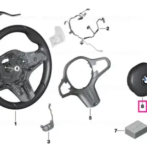 Airbag module, driver's side - BMW Disponibil imediat
