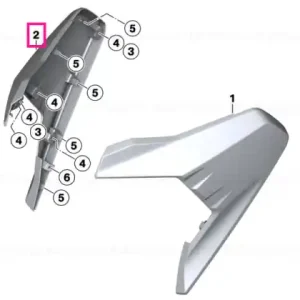 Promoție Side section blank front bottom right ROHTEIL / BLANK - BMW Motorrad