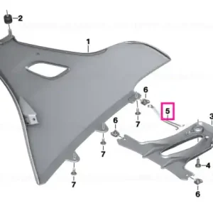 Cumpărături sigure Suport reținere carenă radiator - BMW Motorrad