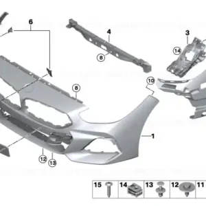 Reducere Insert, bumper front right - BMW