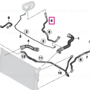 Vezi acum Coolant hose - BMW