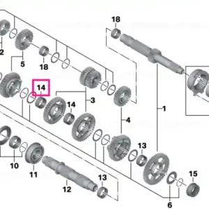 Needle roller cage assembly 30X34X15 - BMW Motorrad Bestseller