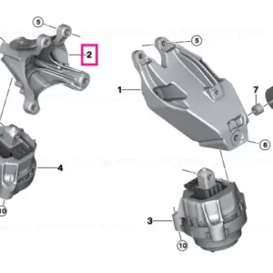 Ultima șansă Suport motor, dreapta - BMW Seria 2 G42, Seria 3 G20, Seria 4 G22 G23 G26, Z4 G29