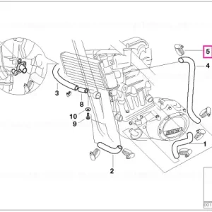 Reducere de preț Hose clamp, silver - BMW Motorrad