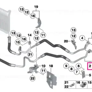 Reducere specială Oil cooling pipe outlet - BMW