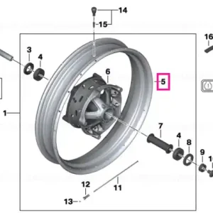 Ofertă Wheel, front 3.0X19 - BMW Motorrad