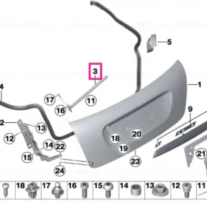 Doar azi Retractor - BMW - Mini