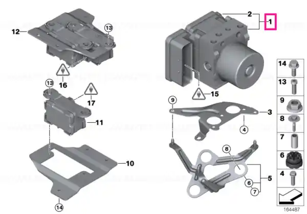 Reducere Exchange hydraulic unit DSC - BMW