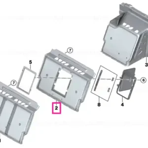 Trunk partition trim panel - BMW Retur ușor