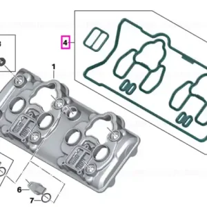 Set ganituri capac chiulasa - BMW Motorrad K63 (S 1000 R), K66 (M 1000 RR), K67 (S 1000 RR), K69 (S 1000 XR), KM3 (M 1000 R), KM9 (M 1000 XR) Doar azi