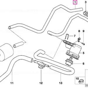 Reducere extra Fuel feed line - BMW Motorrad