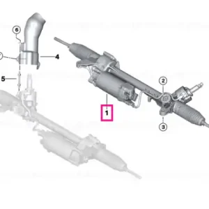Steering gear, electric 24V - BMW Livrare rapidă