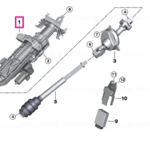 Steering wheel column adjustment,electr. - BMW Calitate înaltă