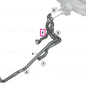 Coolant hose, return - BMW Promoție